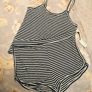 Forever 21 Striped Cami PJ Set